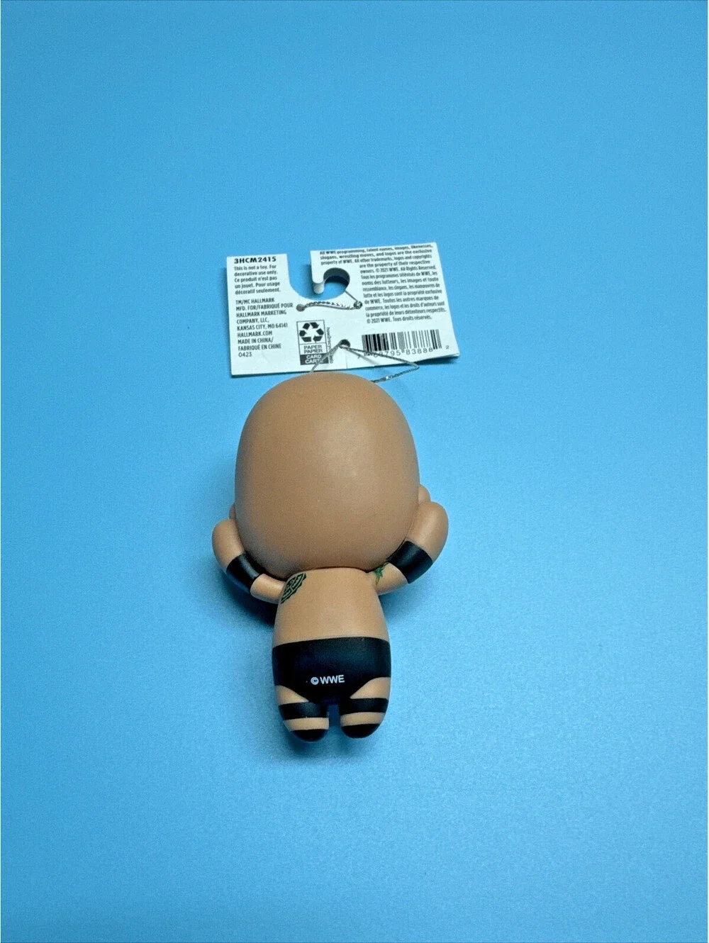 Hallmark 2022 Mystery Christmas Ornaments WWE The Rock Dwayne Johnson NEW